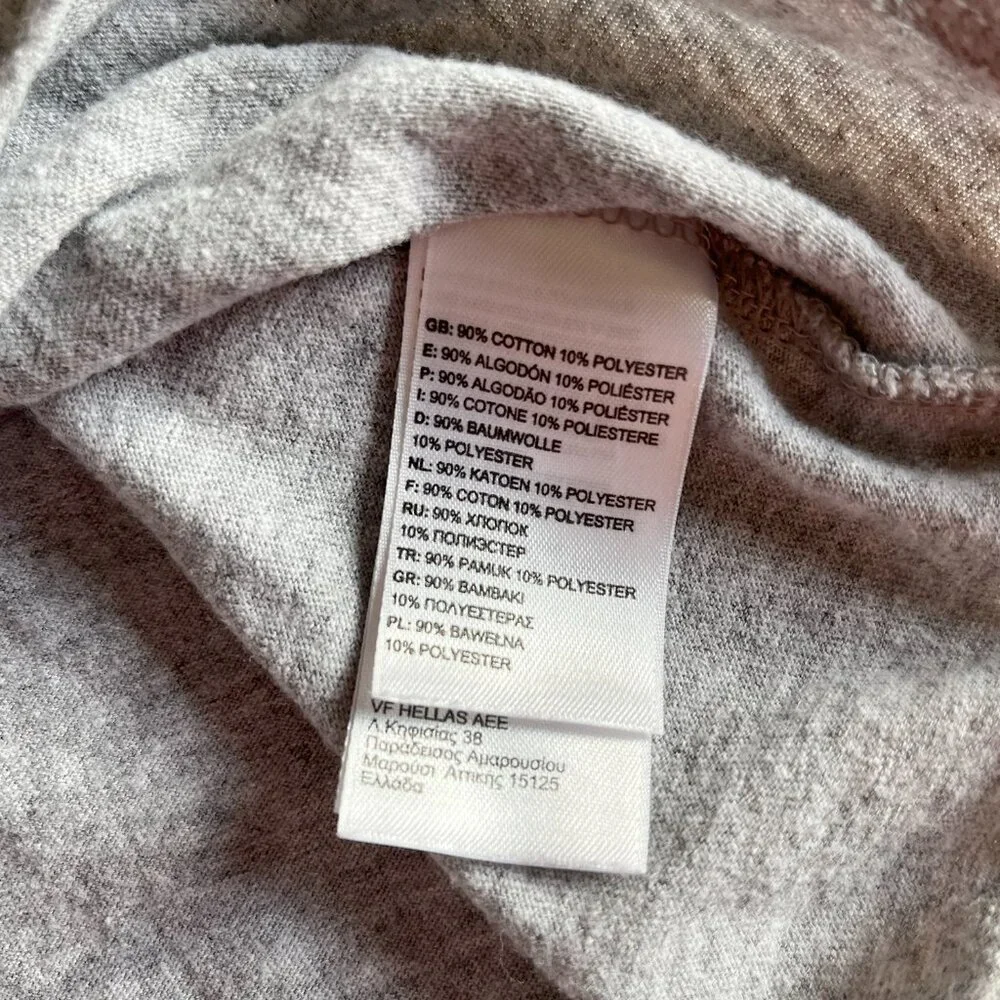 The North Face gray and orange logo tee S - Picture 5 of 7
